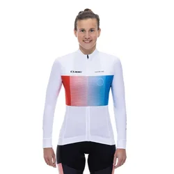Maglia A Maniche Lunghe Teamline White / Blue / Red