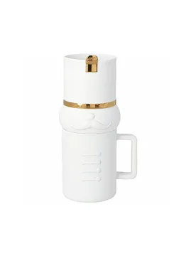 Set tazza e ciotola di Natale MAGNUS 8,9x21,3cm Bianco bianco - Raeder - FashionsVida