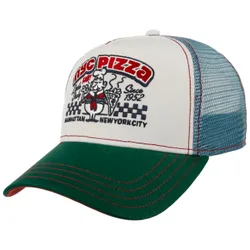 NYC Pizza Trucker Cap by - blue-green - Female - Size: One Size