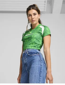 Camiseta de mujer FOOTBALL JERSEY Baby Tee - Puma - FashionsVida