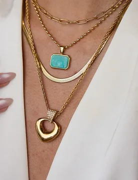 YHTOT Simple Classic Zircon Love Pendant Necklace Stainless Steel Hollow Pendant Necklace Ladies Jewelry Party Gift - Aliexpress - FashionsVida