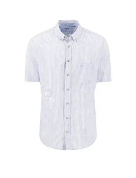 Camisa de lino azul claro XXL - Fynch-Hatton - FashionsVida