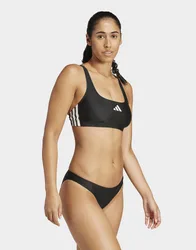 Womens Bikini 3-stripes V-back - Nero, nero nero Donna taglia 54