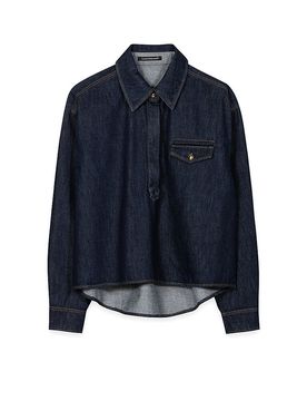 Blusa vaquera azul oscuro 38