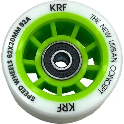Pack de 8 de ruedas de patín Quad Chronos 62 x 30 mm 92A