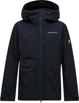 Veste imperméable de ski de randonnée - M Ascent Softshell Jacket Black en Softshell - Taille S - Noir - Peak Performance - FashionsVida