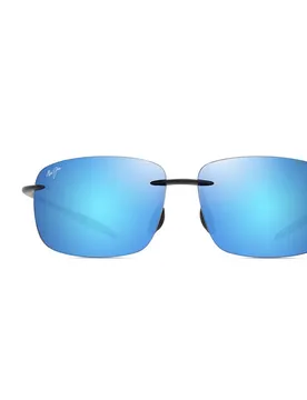 Lunettes De Soleil Polarisées Breakwall Shiny Black Blue Hawaii/CAT3 Homme