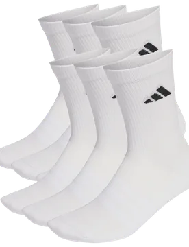 Unisex Socks - White - Size 6.5-8 - White - Size: 6.5-8 - Adidas - FashionsVida