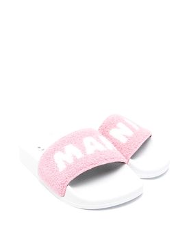 Marni Ciabatta Con Logo