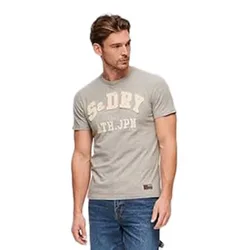 T-shirt à Manches Courtes Vintage Athletic Light Grey Marl L