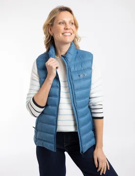 Atissa Womens Lightweight Padded Gilet - - Size: 20 - Weird Fish - FashionsVida