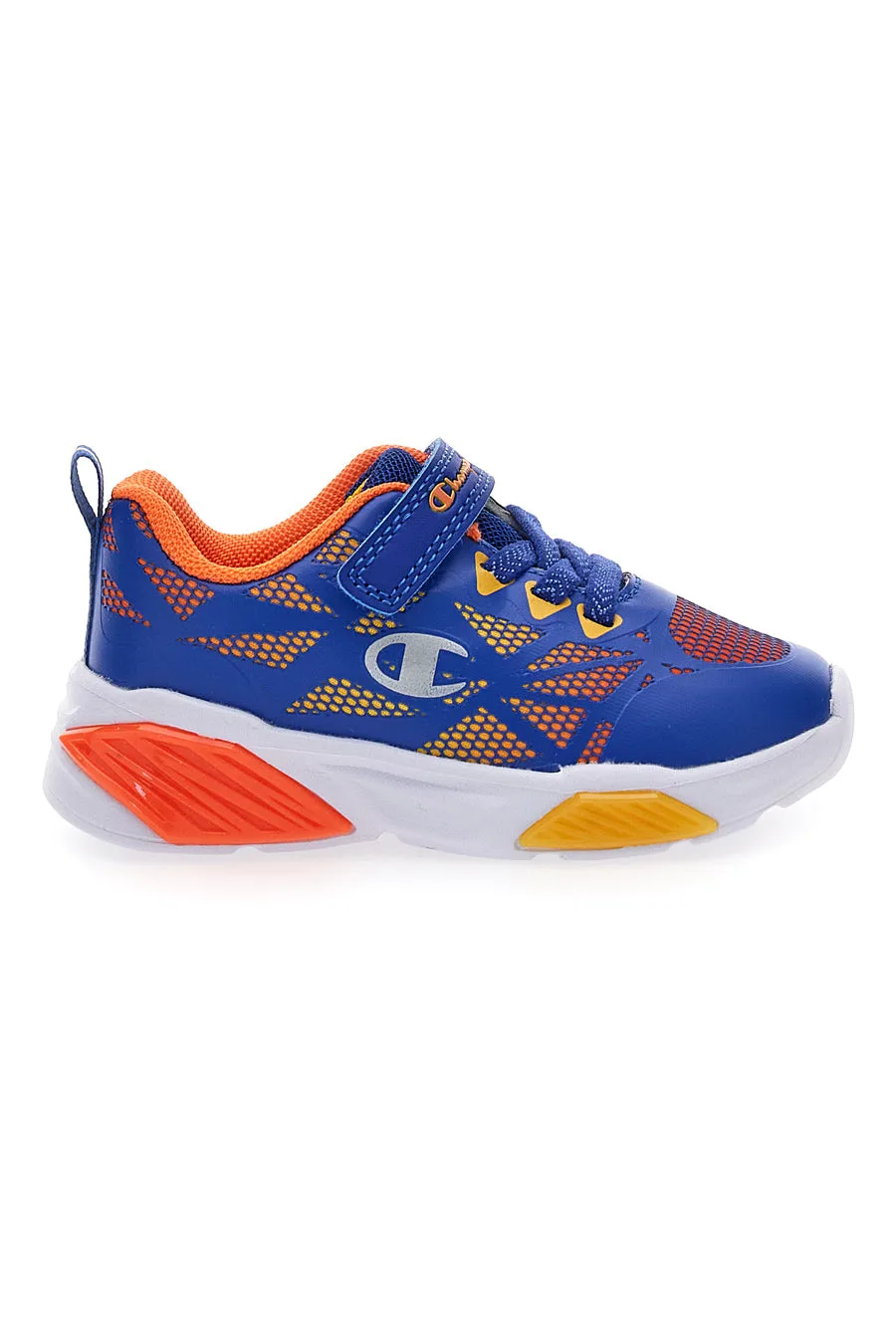 Sneakers blu multicolor con strappo Wave Tri B TD 23 - Champion - FashionsVida
