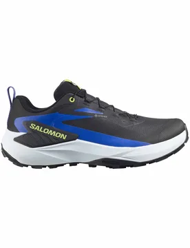 Chaussures de trail en GORE-TEX - Genesis GTX Black/Bluing/Acid Lime - Taille 45 1/3 - Noir - Salomon - FashionsVida