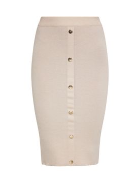 NAEMI Falda beige claro