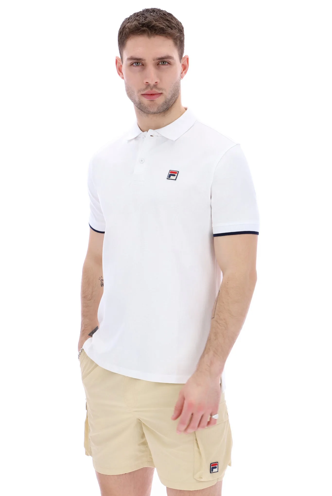 Custom Tipped Polo - XS - FILA - FashionsVida