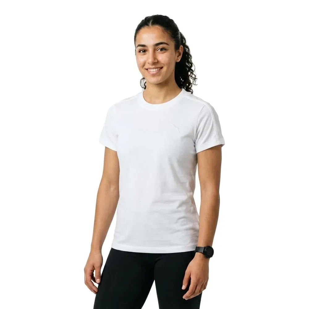 Maglietta A Maniche Corte 677883 White S - Puma - FashionsVida