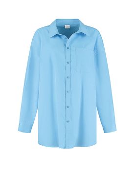 Blouse de plage bleu clair S/M