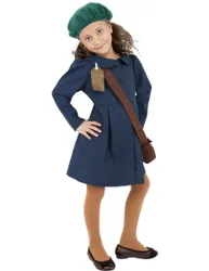 Er Jahre Kinderkostüm blau-grün-braun