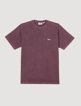 OBEY LOWERCASE PIGMENT TEE SS