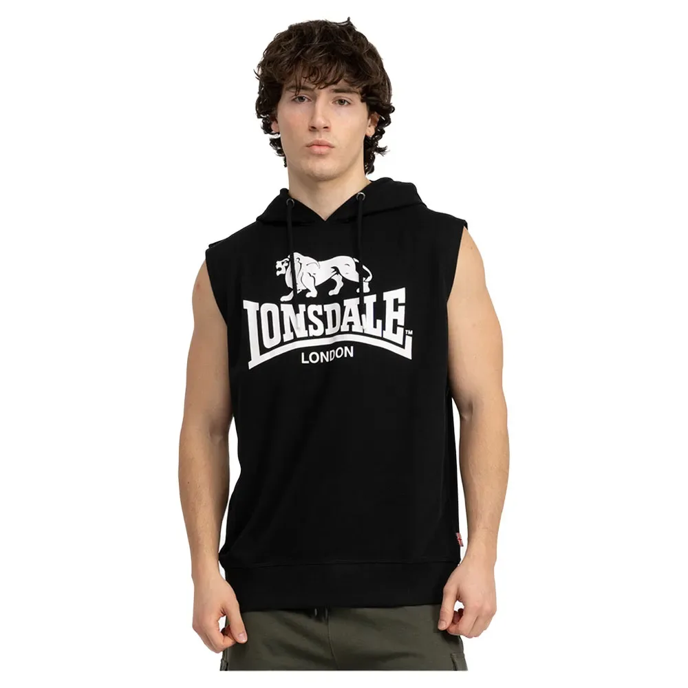 Sweat à Capuche Bignor Black / Off White S - Lonsdale - FashionsVida