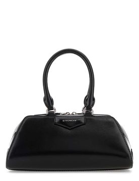 Mini Antigona East-West Bag in Box Leather