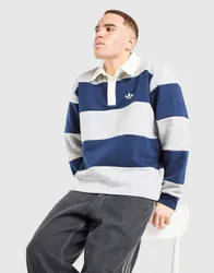 Longsleeve Rugby Crew Sweatshirt - Herren, Grau - male - Size: XXL