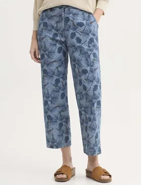 Pantalones rectos de mujer 100% algodón estampado - Nice Things - FashionsVida