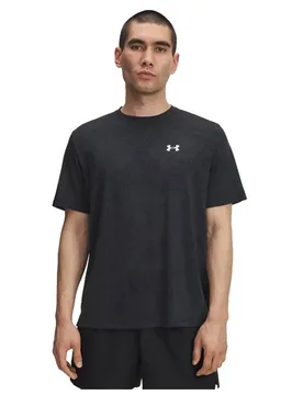 T-shirt à Manches Courtes Tech Pixelate Black 2XL - Under armour - FashionsVida