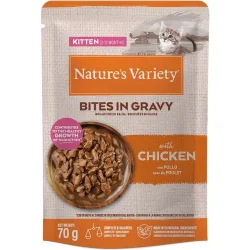 Comida húmeda para gatitos bocaditos en salsa pollo 70 g