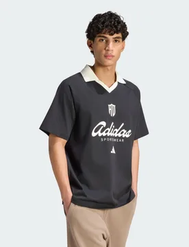 POLO T-SHIRT GRAFICA LUX TIRO SCRIPT XL Black / Off White - Adidas - FashionsVida