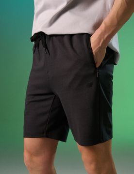 Pantaloncini in viscosa - grigio scuro