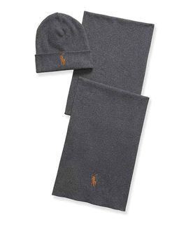 Set Cappello E Sciarpa In Cotone