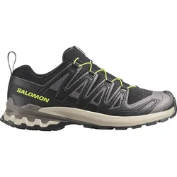 Xa Pro 3d V9 Trail Running Shoes Black / Dark Gull Gray / Acid Lime UK 6.5 Men
