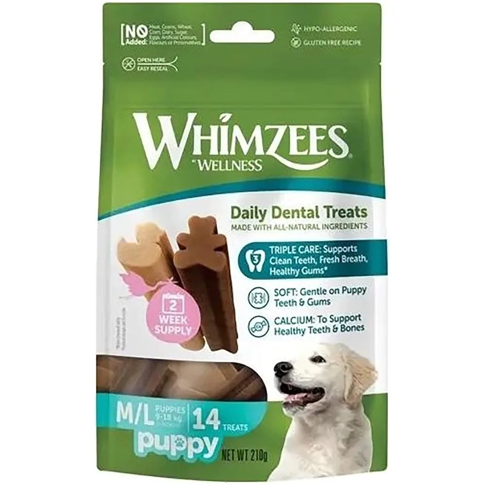 Snack para perros cachorros medianos y grandes 105 g - Whimzees - FashionsVida