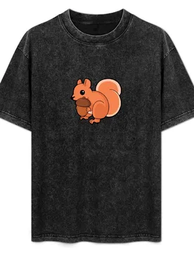 Little Red Squirrel T-Shirt - Aliexpress - FashionsVida