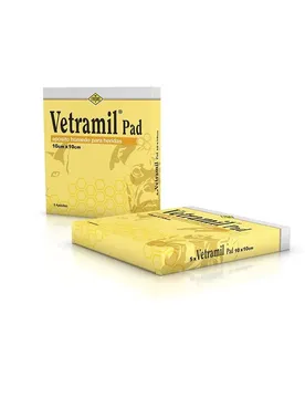 Pansement Vétérinaire Vetramil 10x10 Cm 5 Unités Yellow One Size