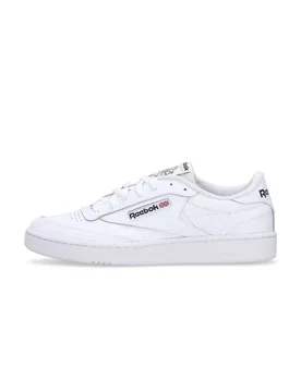Scarpa Bassa Uomo Club C 85 Cloud White/cloud White/core Black - Reebok - FashionsVida