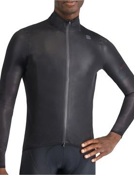Aqua light chaqueta impermeable ciclismo hombre Negro (M)