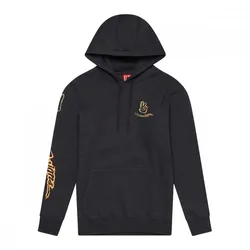Troy Designs Felpa Con Cappuccio Peace Black