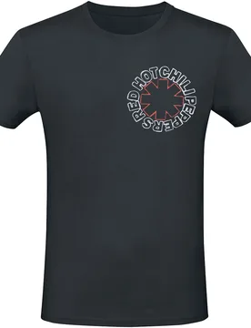 T-Shirt - Asteriks Fire Logo - S bis 3XL - für Männer - Größe XXL - schwarz - Lizenziertes Merchandise! - Männer - male - Red Hot Chili Peppers - FashionsVida