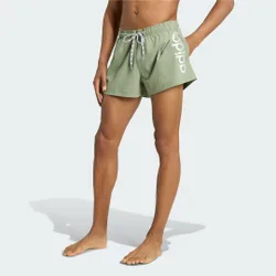 LOGO Stretchy Knit Swim Shorts 3 Inch 3XL Tent Green / White