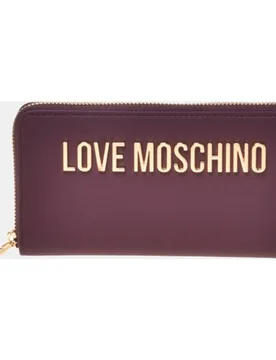 Cartera con cremallera y logo - Love Moschino - FashionsVida
