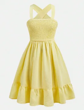 Vestido suelto y elegante de moda para niña preadolescente - Shein - FashionsVida