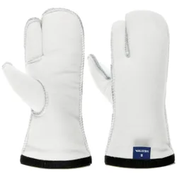 Heli Ski Liner 3-Finger Undergloves by - cream white - Female - Size: 11 HS