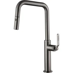 Grifo de cocina monomando con caño extraíble Niza Imex