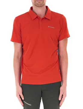 Polo tessuto tecnico ARANCIO INTENSO L - Columbia - FashionsVida