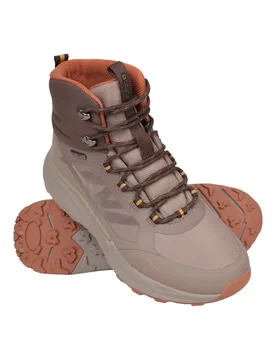 Ridge Mens Waterproof Walking Boot - Brown - Mountain Warehouse - FashionsVida