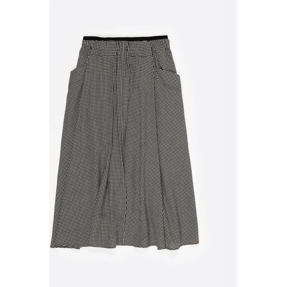 Falda midi línea A cuadros - Bimba y Lola - FashionsVida