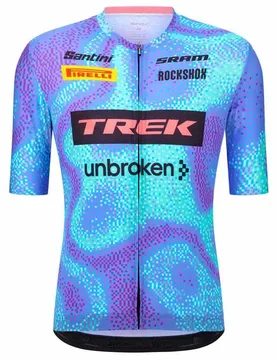 Maillot à Manches Courtes Trek Factory Racing 2026 - Santini - FashionsVida