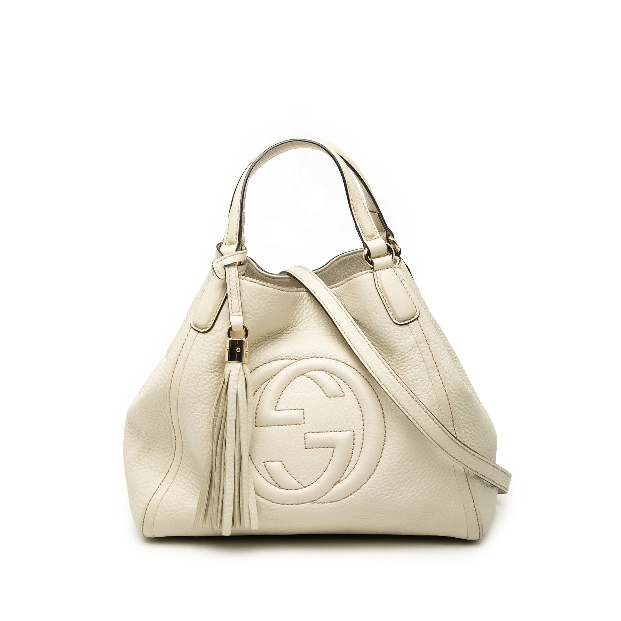 Small Leather Soho Satchel - Gucci - FashionsVida